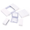 3 Bags 3 Styles Square Transparent PE Thin Film Suspension Jewelry Display Box CON-TA0001-38G-2