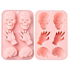 Skull Hand Brain Shaped Silicone Molds ST-CJ0043-058-1