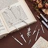 24Pcs 12 Style Alloy & CCB Plastic Big Pendants FIND-UN0002-86-2