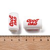 Father's Day Silicone Beads SIL-V006-02C-3