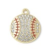 Alloy Enamel Pendants PALLOY-R153-01G-04-1