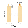 304 Stainless Steel Pendants STAS-UN0013-42G-5
