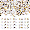 500Pcs 5 Styles Plating Acrylic Beads SACR-BY0001-03-12