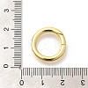 Brass Spring Gate Rings KK-L225-012G-3