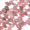 Natural Purple Madagascar Rose Quartz Beads Strands G-P604-A05-01-2