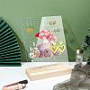 Transparent Acrylic Earring Displays NDIS-WH0015-01B-6