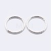 925 Sterling Silver Round Rings STER-F036-03S-0.8x4-2