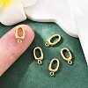SHEGRACE Brass Spring Gate Rings XGR0096G-129G-4