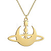 304 Stainless Steel Laser Cut Pendant Necklaces FS-WGA4904-21-1