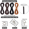 DIY Cowhide Cord Necklaces Bracelets Making Kits DIY-CL0002-45-2