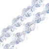 Transparent Glass Beads Strands DGLA-N021-02A-2