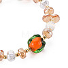 Faceted Glass Beads Stretch Bracelets BJEW-Q997-006-RS-3