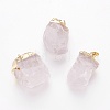 Natural Quartz Crystal Pendants G-O169-01B-05G-1