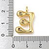 Rack Plating Brass Micro Pave Cubic Zirconia Pendants KK-A200-24G-E-3