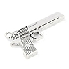 Tibetan Style Alloy Handgun/Pistol Pendants TIBEP-Q043-128-RS-1