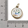 Double-sided Printed 304 Stainless Steel Pendants SA-CBA45D9-01B-3