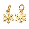 925 Sterling Silver Christmas Snowflake Charms STER-P071-18G-1