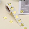 Metallic Foil Star Shape Paper Sticker Labels X-DIY-E023-03-5