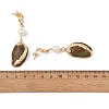 Natural Paua Shell Stud Earrings EJEW-JE07372-5
