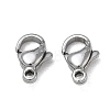 304 Stainless Steel Lobster Claw Clasps SA-CBAF1D5-25P-D-1