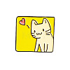 Happy Cat Heart Enamel Pins PW-WG21104-02-1