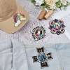 4Pcs 4 Styles Non-Woven Fabric Ornament Accessories DIY-PH0038-49-4