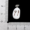 Brass Enamel Pendants KK-CBA10BC-03A-3