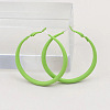 Spray Painted Alloy Hoop Earrings FS-WG43B6B-06-1