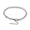 304 Stianless Steel Cable Chain Bracelet Making STAS-CJ0001-137-5