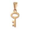 304 Stainless Steel Pendants STAS-I127-055G-1
