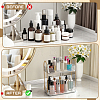 2Pcs Two Layers Plastic Bathroom Wall Storage Rack AJEW-WA0003-69-4