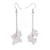 Natural Quartz Crystal Chips Beaded Jewelry Set SJEW-JS01231-05-6