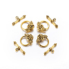 Tibetan Style Toggle Clasps LS-GLF0026Y-2