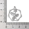 304 Stainless Steel Pendants STAS-P338-01I-P-3