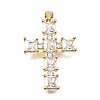 Brass Pave Cubic Zirconia Pendants CU-CBAE7DF-11G-C02-1