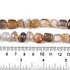 Natural Grey Agate Beads Strands G-N342-64-5