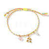 Bohemian 304 Stainless Steel Cherry Charm Bracelets LS-SN9746-1-1