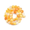 Natural Golden Yellow Shell Beads Strands SSHEL-G024-01E-2