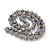 Terahertz Stone Round Beads Strands G-R002-01A-1