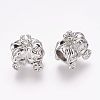 Alloy Large Hole European Beads LS-X-MPDL-P002-08-1
