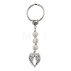 Tibetan Style Alloy Pendants Keychain KEYC-JKC00892-4