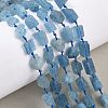 Raw Rough Natural Aquamarine Beads Strands G-D101-A05-02-1