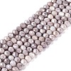 Anti-Tarnish Electroplate Rondelle Glass Beads Strands EGLA-T021-3mm-17-01-1