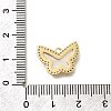 Brass Micro Pave Cubic Zirconia Pendants KK-Q035-05G-3