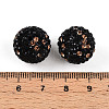 Polymer Clay Pave Rhinestone Beads RB-T018-01I-3