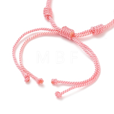 Adjustable Braided Nylon Cord Bracelet Making AJEW-JB00758-02-1