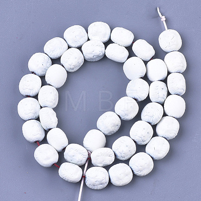 Spray Painted Non-magnetic Synthetic Hematite Beads Strands G-T116-29-16-1