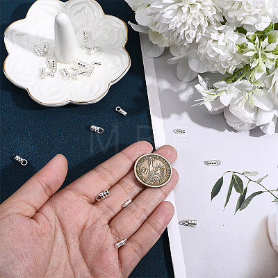 30Pcs 3 Styles Brass Cord Ends KK-BBC0026-08S-1