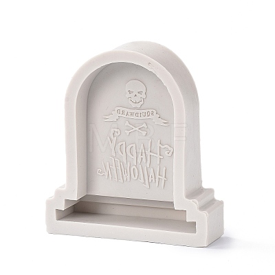 Silicone Halloween Tombstone Candle Molds DIY-A040-05B-1