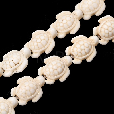 Synthetic Turquoise Dyed Beads Strands G-B184-D01-02-1